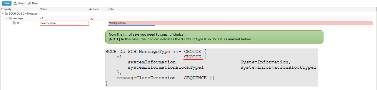 ASN.1 Editor workflow screenshot related to New ASN Creation Step 07 p