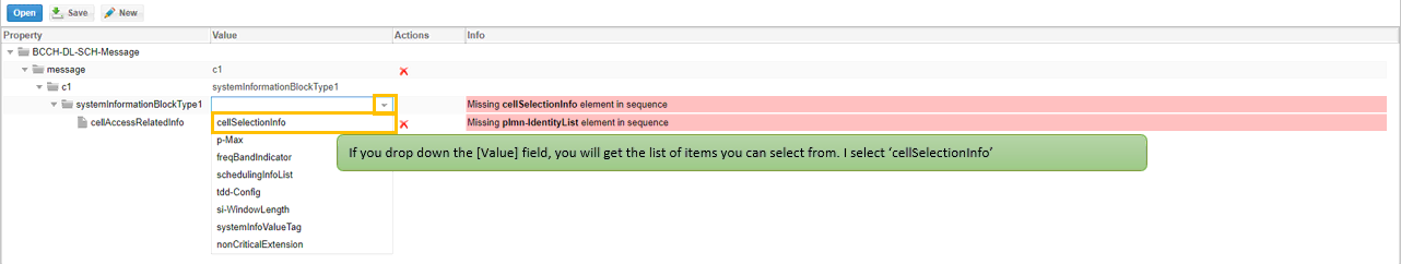 ASN.1 Editor workflow screenshot related to New ASN Creation Step 12 p