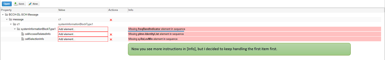 ASN.1 Editor workflow screenshot related to New ASN Creation Step 13 p