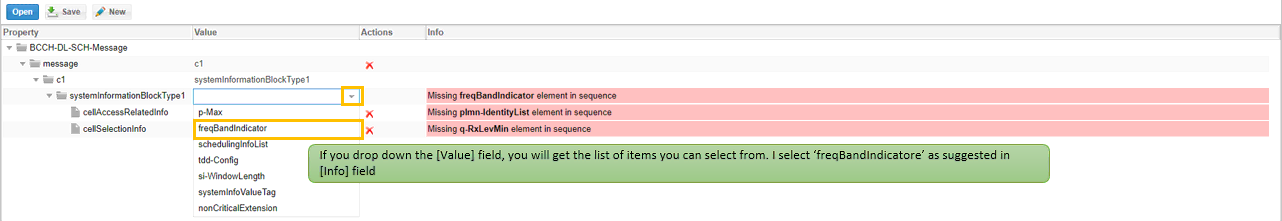 ASN.1 Editor workflow screenshot related to New ASN Creation Step 14 p