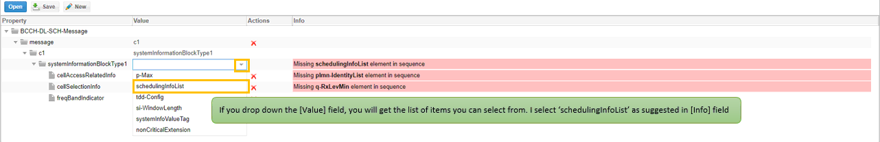 ASN.1 Editor workflow screenshot related to New ASN Creation Step 16 p