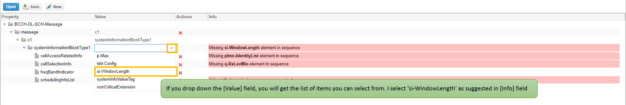 ASN.1 Editor workflow screenshot related to New ASN Creation Step 18 p