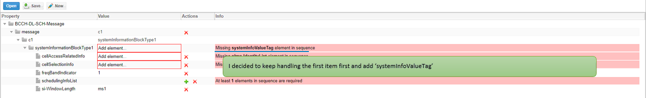 ASN.1 Editor workflow screenshot related to New ASN Creation Step 19 p