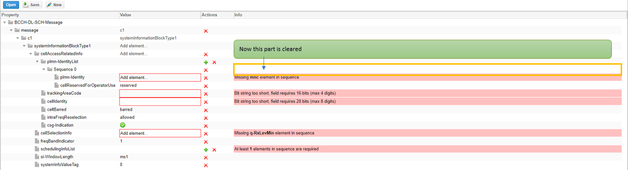 ASN.1 Editor workflow screenshot related to New ASN Creation Step 29 p