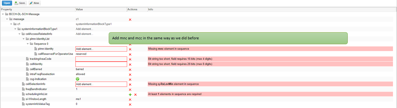 ASN.1 Editor workflow screenshot related to New ASN Creation Step 30 p