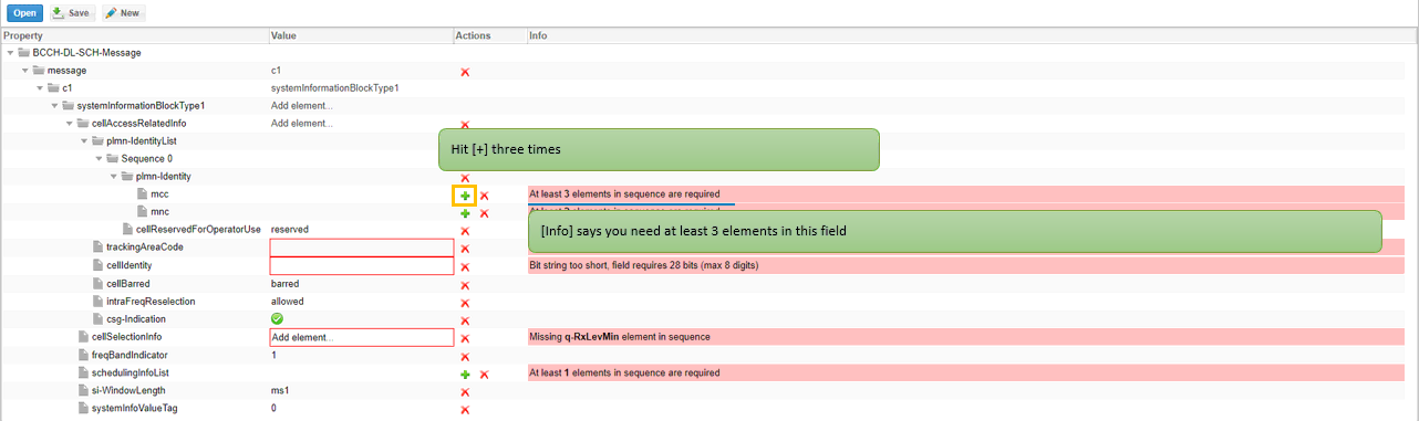 ASN.1 Editor workflow screenshot related to New ASN Creation Step 31 p