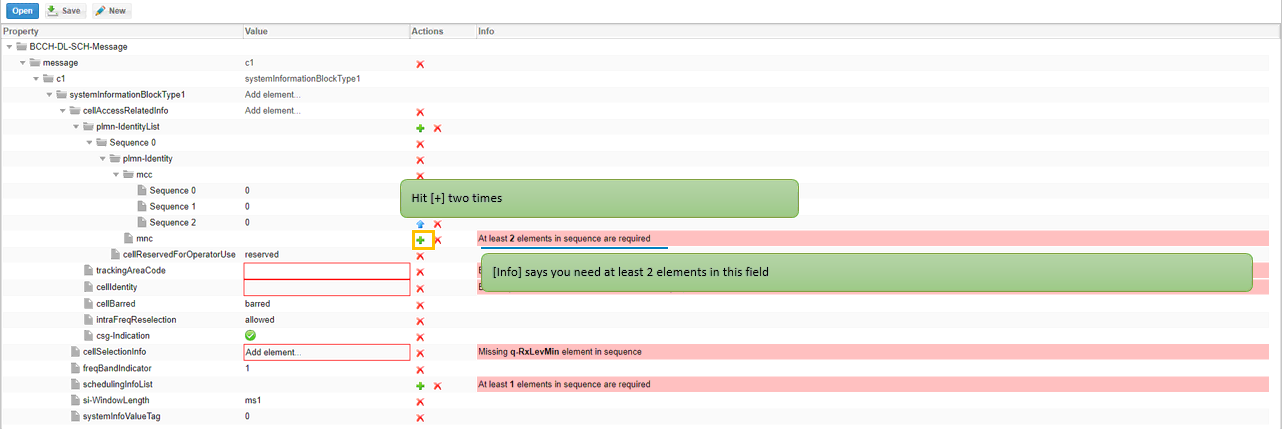 ASN.1 Editor workflow screenshot related to New ASN Creation Step 32 p