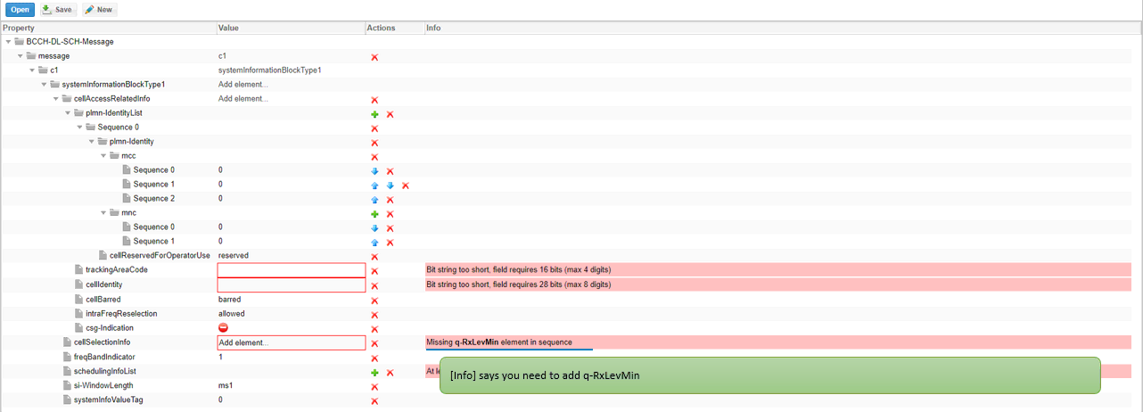 ASN.1 Editor workflow screenshot related to New ASN Creation Step 34 p