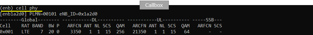 Channel Simulator configuration or test result related to Run 01