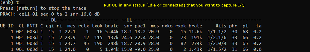 IQ signal capture and analysis results related to IQ Capture Test 1 Run 03