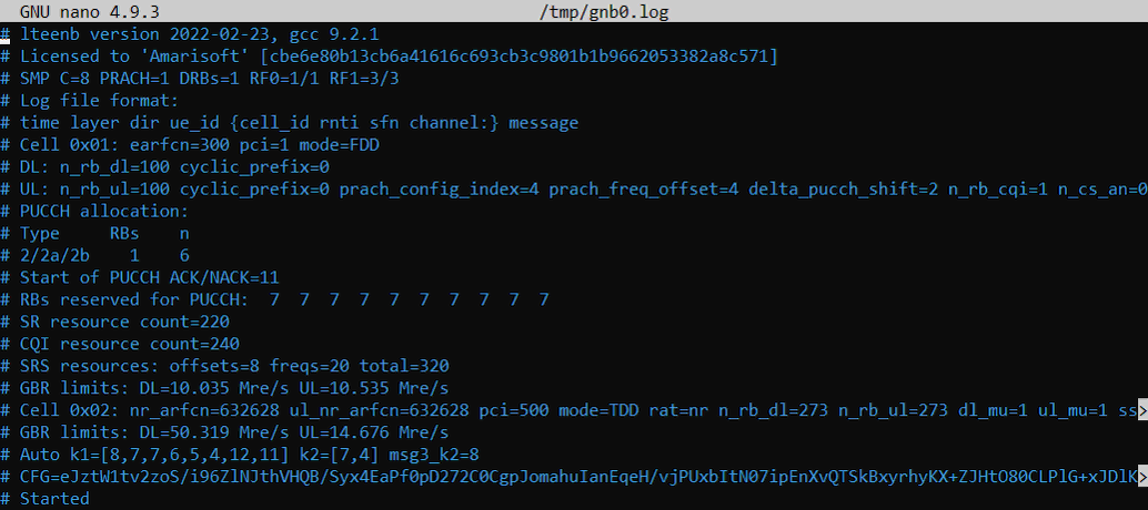 Info log MetaData enb nr nsa 2022 02 23 01