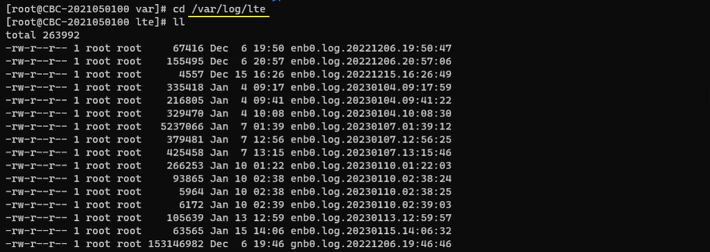 Info log config location 02