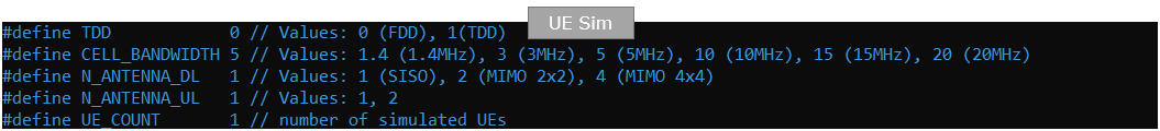 LTE CatM1 UEsim Config 08