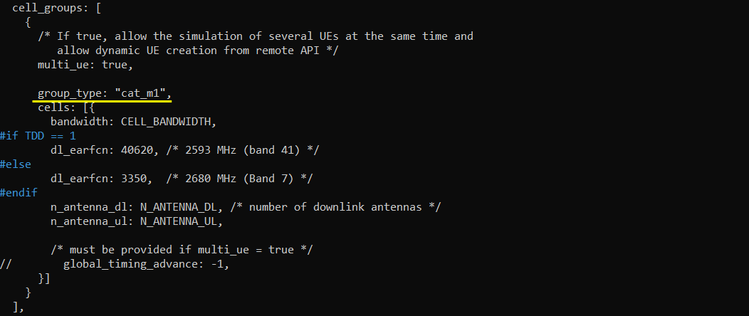 LTE CatM1 UEsim Config 09