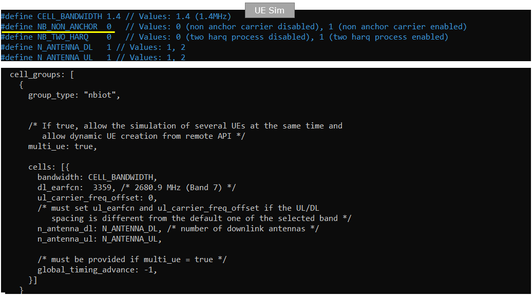 LTE NB Inband UEsim Config 08