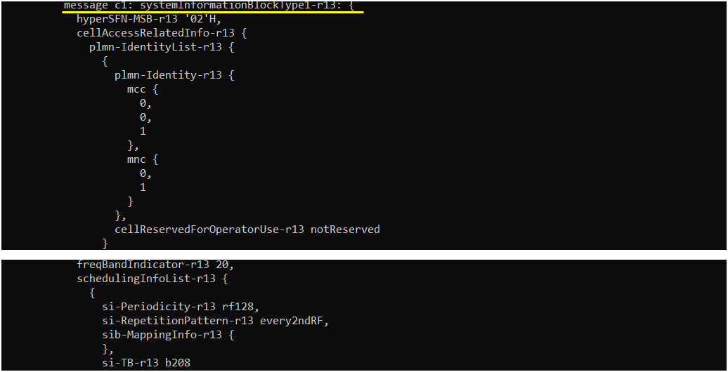 LTE NB standalone UEsim Log 03