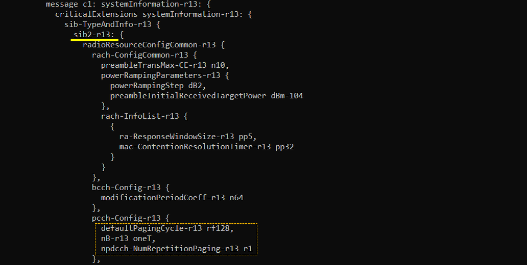 LTE NB standalone UEsim Log 04