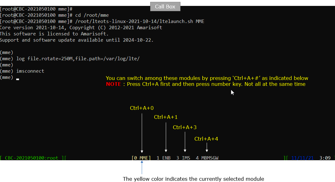 LTE NB standalone UEsim Run 04