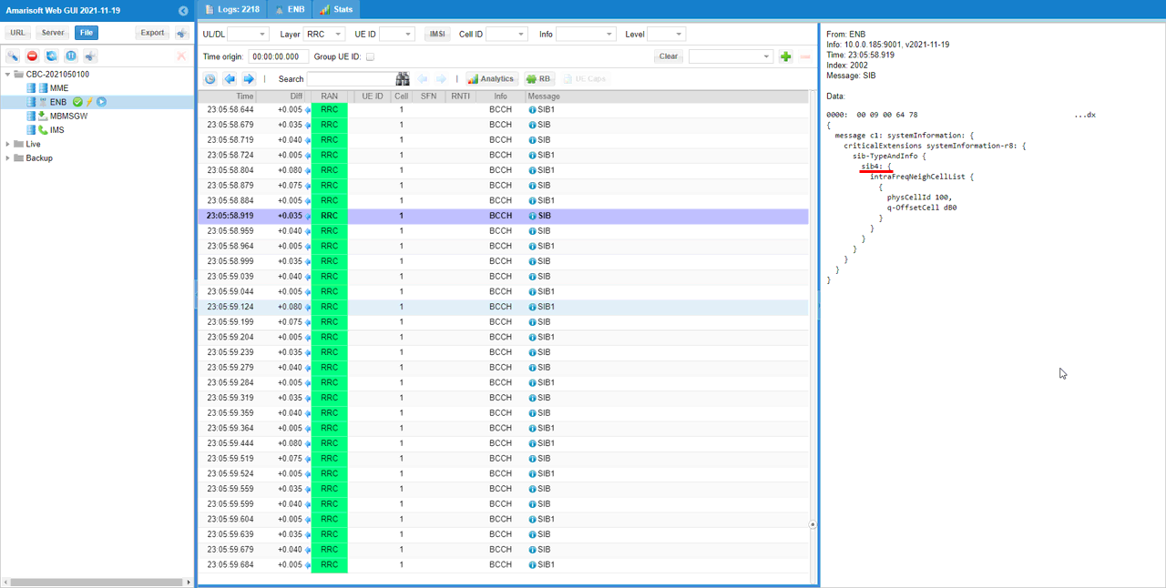 LTE AdditionalSIB Log 03