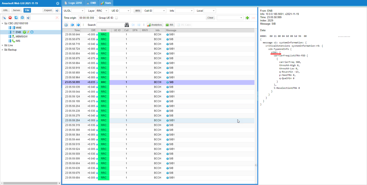 LTE AdditionalSIB Log 05