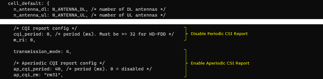 LTE ApCqi Test 1 Config 03