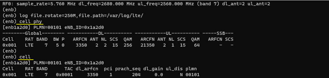 LTE ApCqi Test 1 Run 01