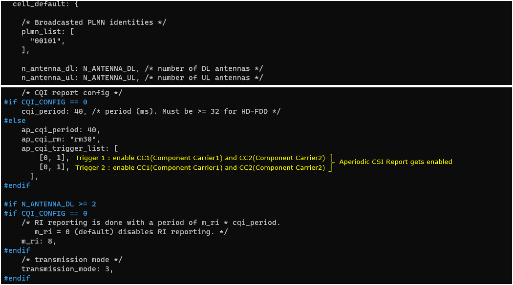 LTE ApCqi Test 2 SubTest 1 Config 01