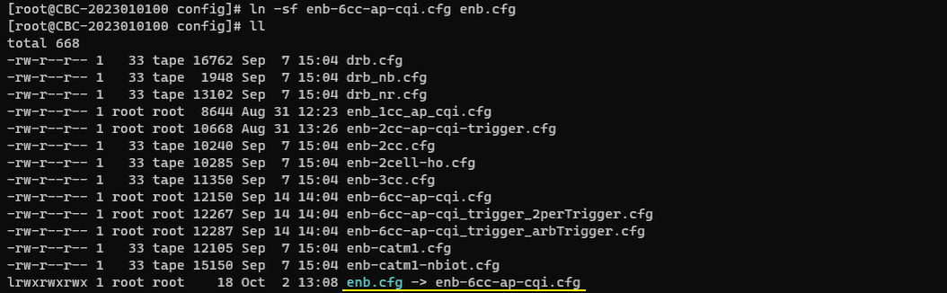 LTE ApCqi Test 3 Config 01