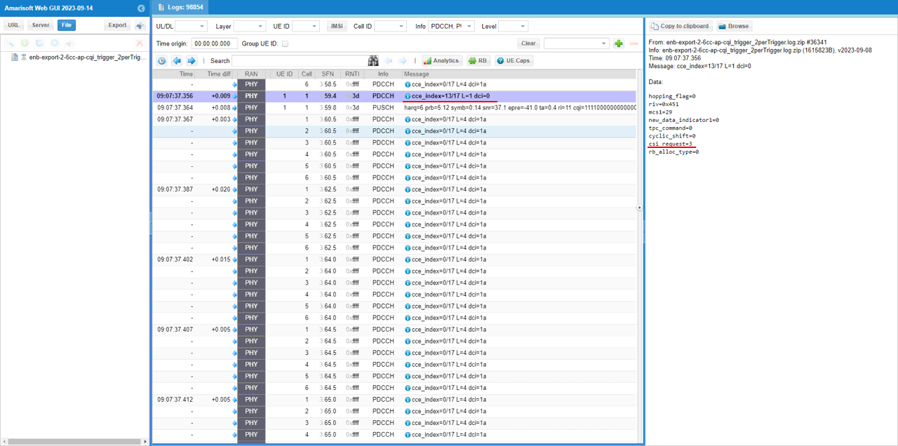 LTE ApCqi Test 3 SubTest 1 Log 04