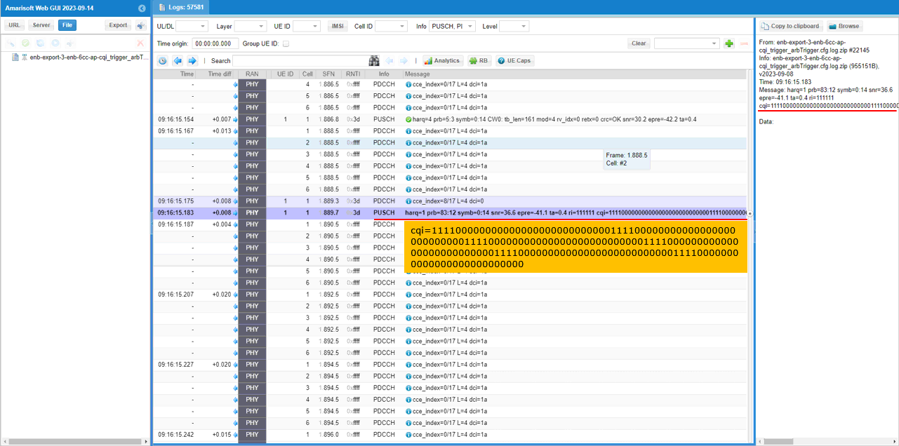 LTE ApCqi Test 3 SubTest 2 Log 03