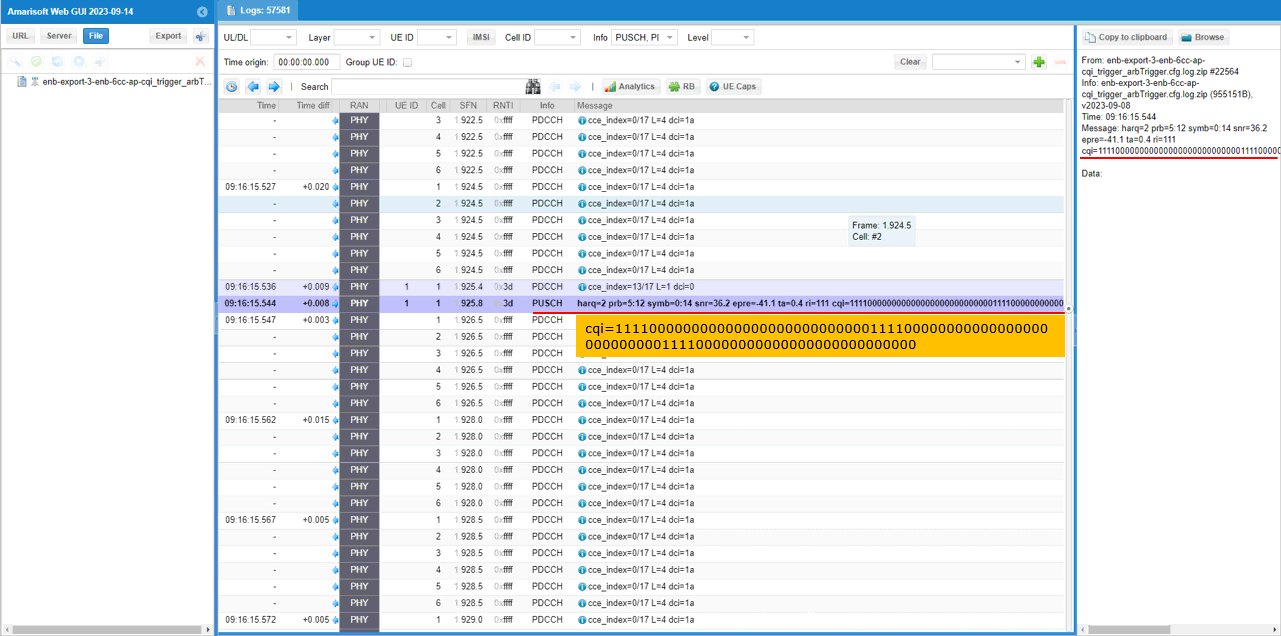 LTE ApCqi Test 3 SubTest 2 Log 05