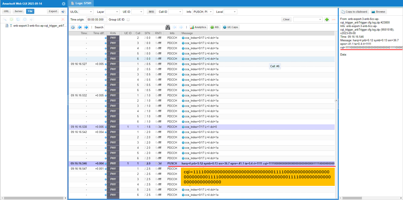 LTE ApCqi Test 3 SubTest 2 Log 09