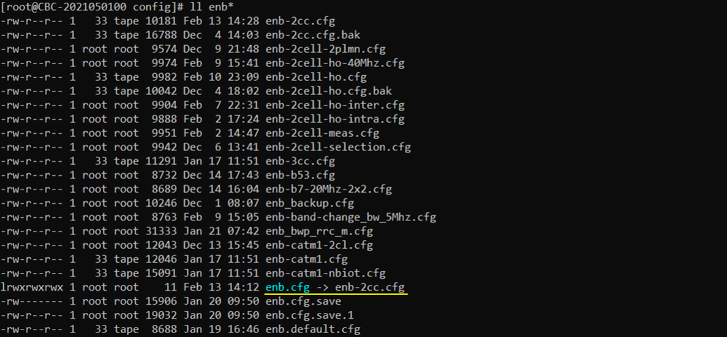 LTE CA Test 1 Config 01