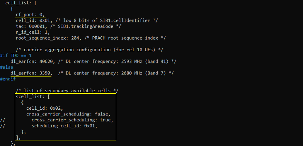 LTE CA Test 1 Config 04