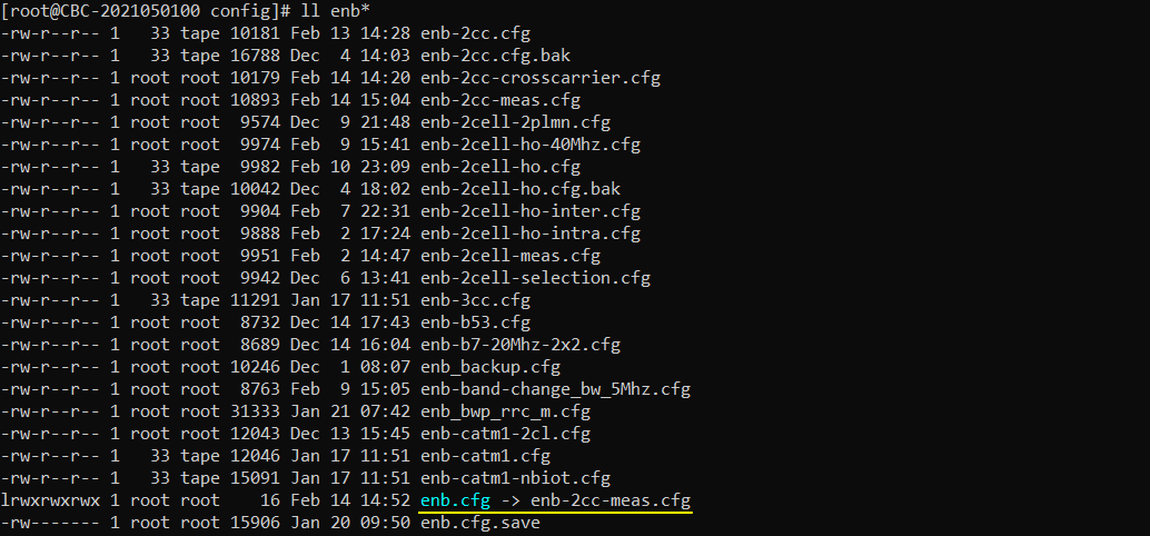 LTE CA Test 2 Config 01