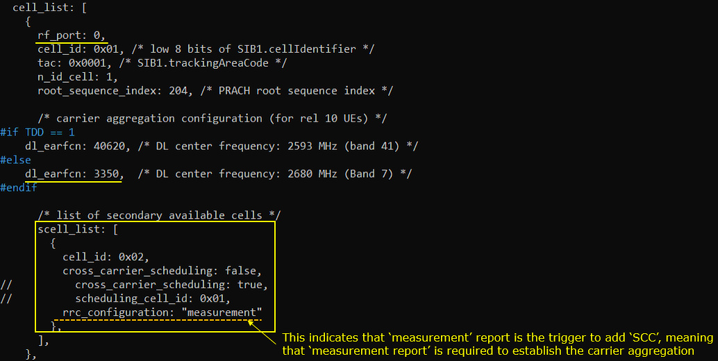 LTE CA Test 2 Config 04