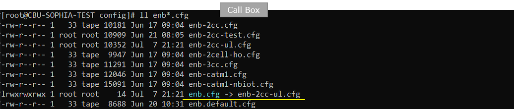 LTE CA Test 3 Config 01