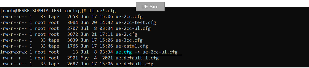 LTE CA Test 3 Config 03