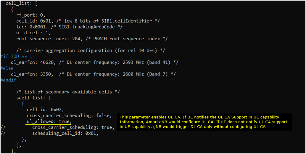 LTE CA Test 3 Config 05