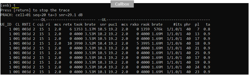 LTE CA Test 3 Run 03