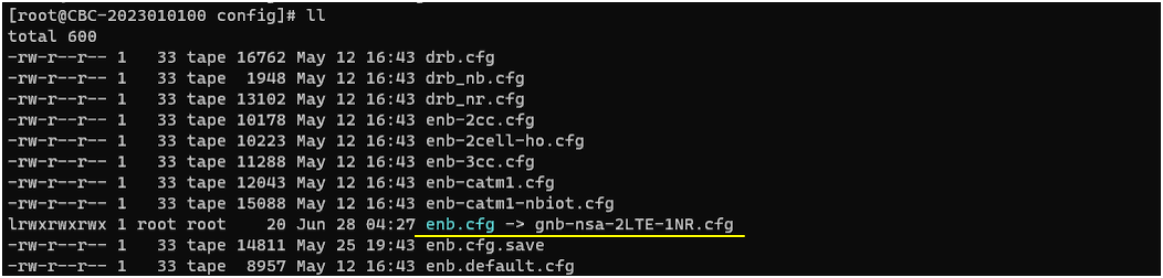 LTE CA Test 4 Config 01