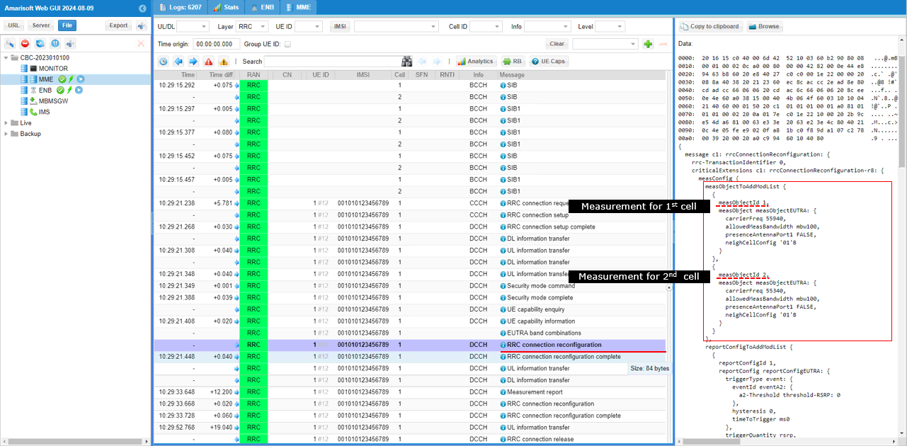 LTE CA Test 5 Log 03