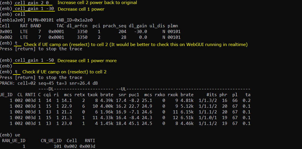 LTE CellReselection Config Run 04