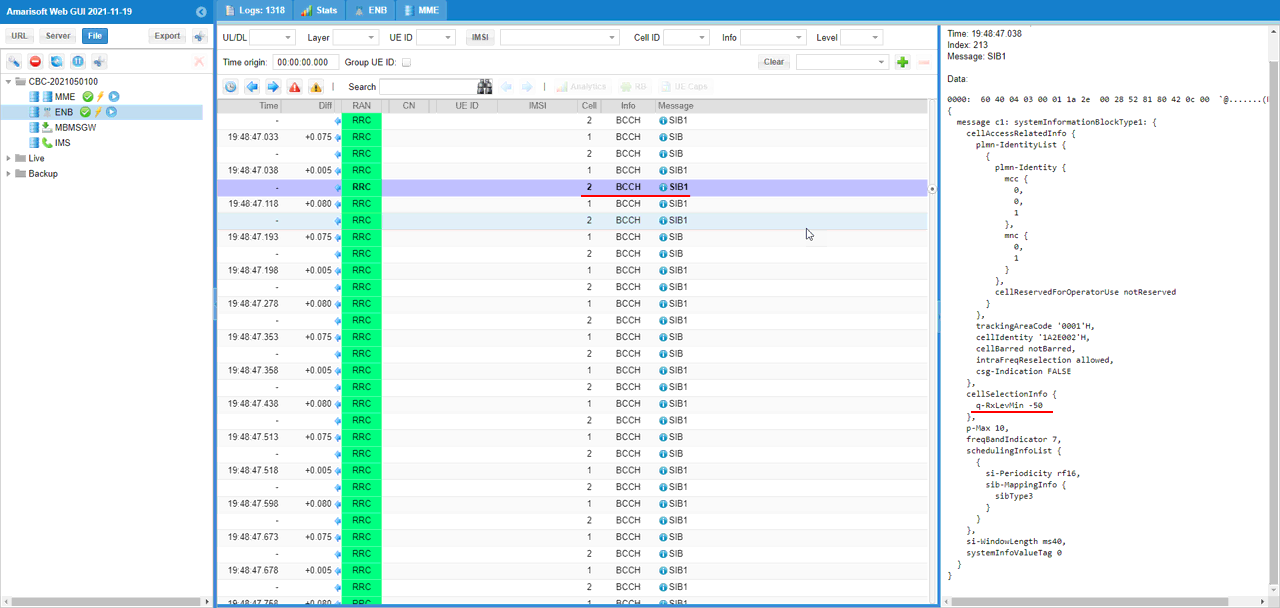 LTE CellReselection Log 02