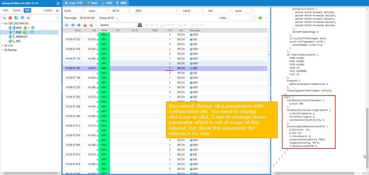 LTE CellReselection Log 03