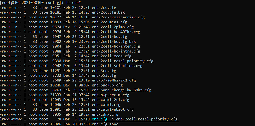 LTE CellReselection Test 2 Config 01