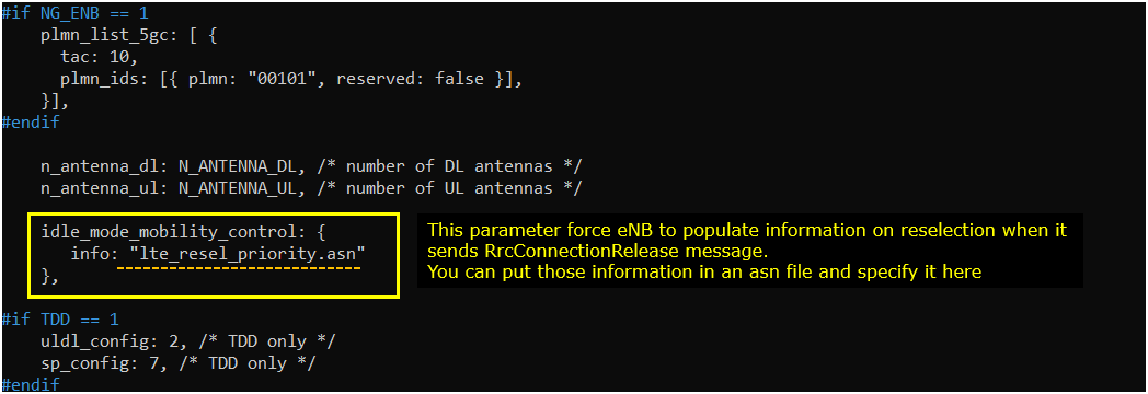 LTE CellReselection Test 2 Config 07