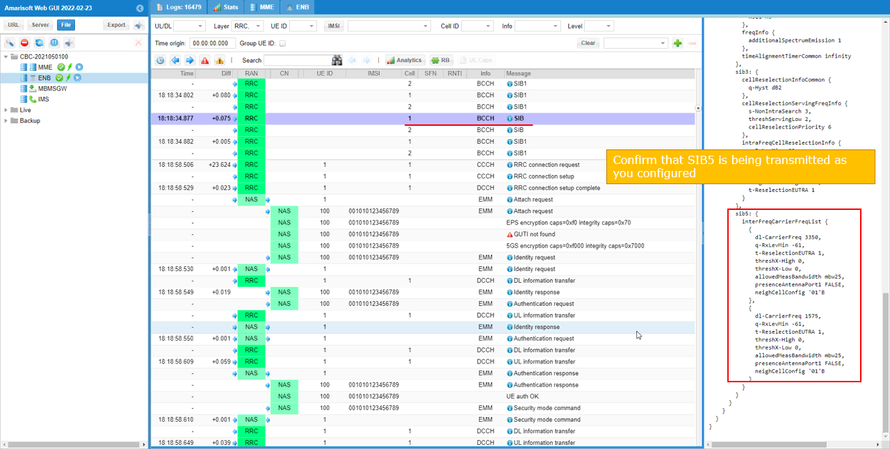 LTE CellReselection Test 2 Log 1