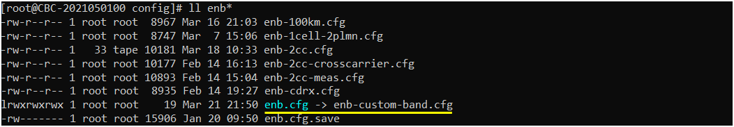 LTE CustomBand Config 01