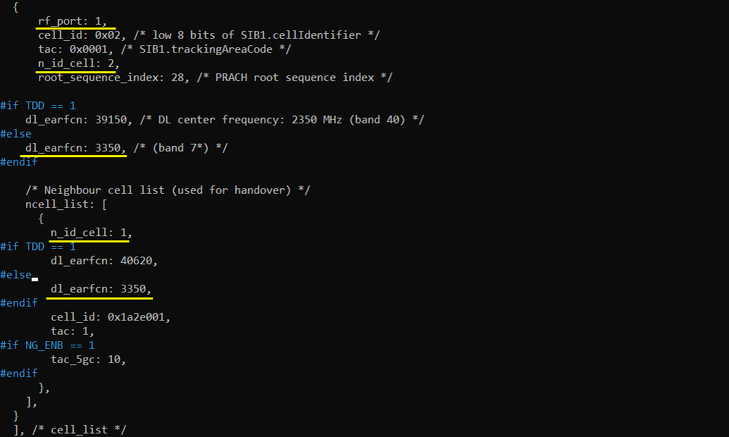 LTE HO Intra Config 05